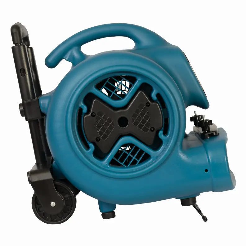 XPOWER P-630HC 1/2 HP 2800 CFM Air Mover, Dryer, Fan, Blower with Telescopic Handle, Wheels, Carpet Clamp Xpower Manufacture Inc