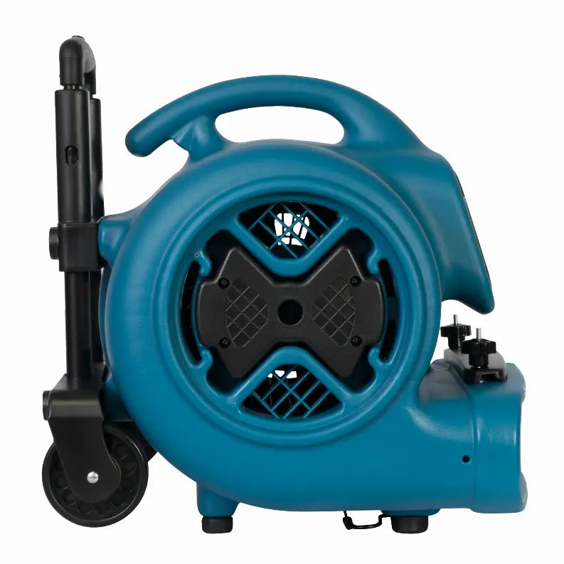 XPOWER P-630HC 1/2 HP 2800 CFM Air Mover, Dryer, Fan, Blower with Telescopic Handle, Wheels, Carpet Clamp Xpower Manufacture Inc