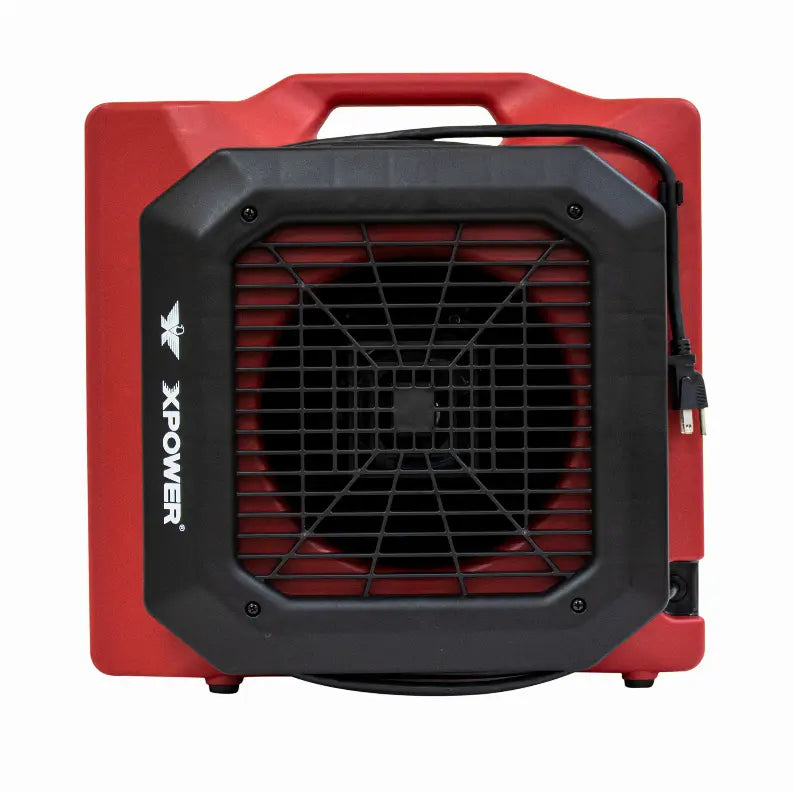 XPOWER PL-700A 1/3 HP 1050 CFM 3 Speed Low Profile Air Mover, Floor Fan, Carpet Dryer with Built-in Power Outlets Xpower Manufacture Inc