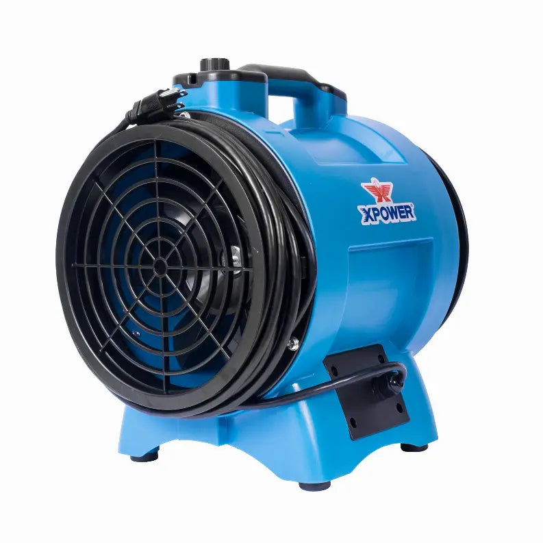 XPOWER X-8 Variable Speed 8inch Diameter Industrial Confined Space Ventilator Fan Xpower Manufacture Inc
