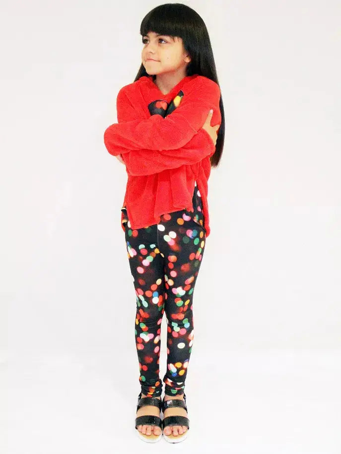 Xmas Lights Glow Leggings Little Mass