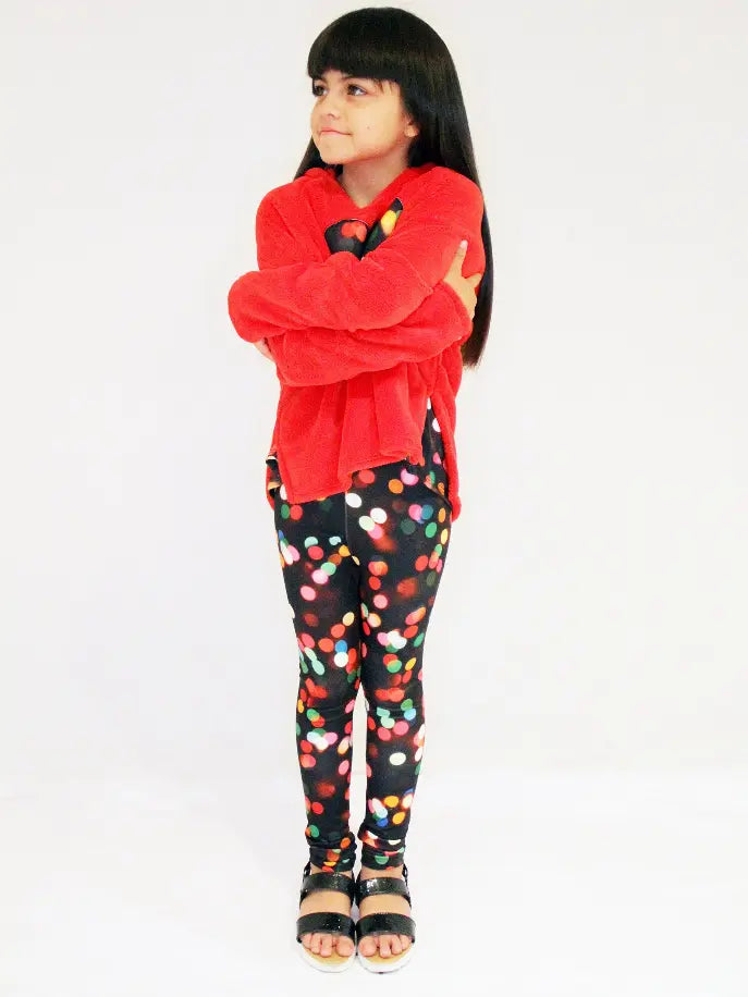 Xmas Lights Glow Leggings Little Mass