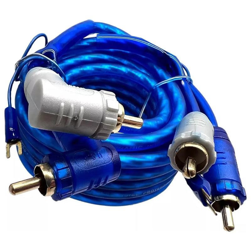 Xscorpion 15-foot Right Angle Triple Shielded Rca Cable With Remote Wire Xscorpion