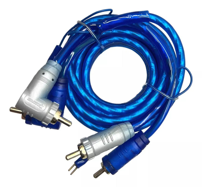 Xscorpion 15-foot Right Angle Triple Shielded Rca Cable With Remote Wire Xscorpion