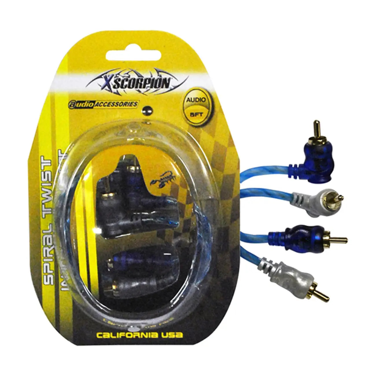 Xscorpion 3-foot Right Angle Triple Shielded Rca Cable - Expert Link Series Xscorpion