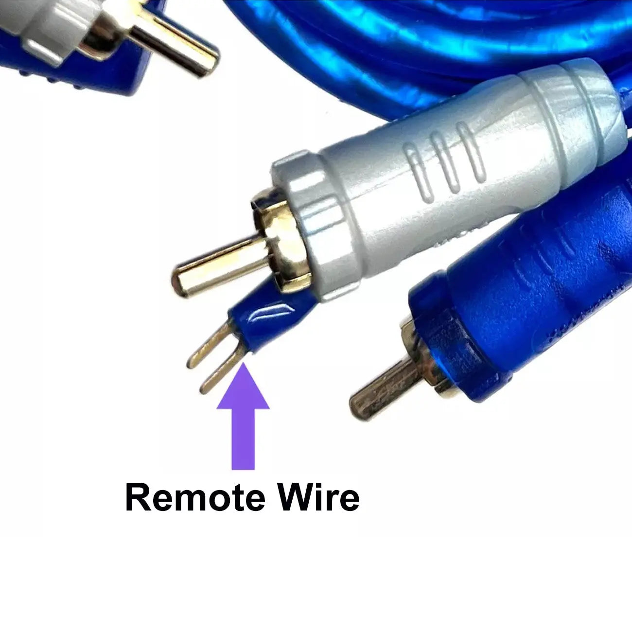 Xscorpion 6-foot Right Angle Triple Shielded Rca Cable With Remote Wire Xscorpion