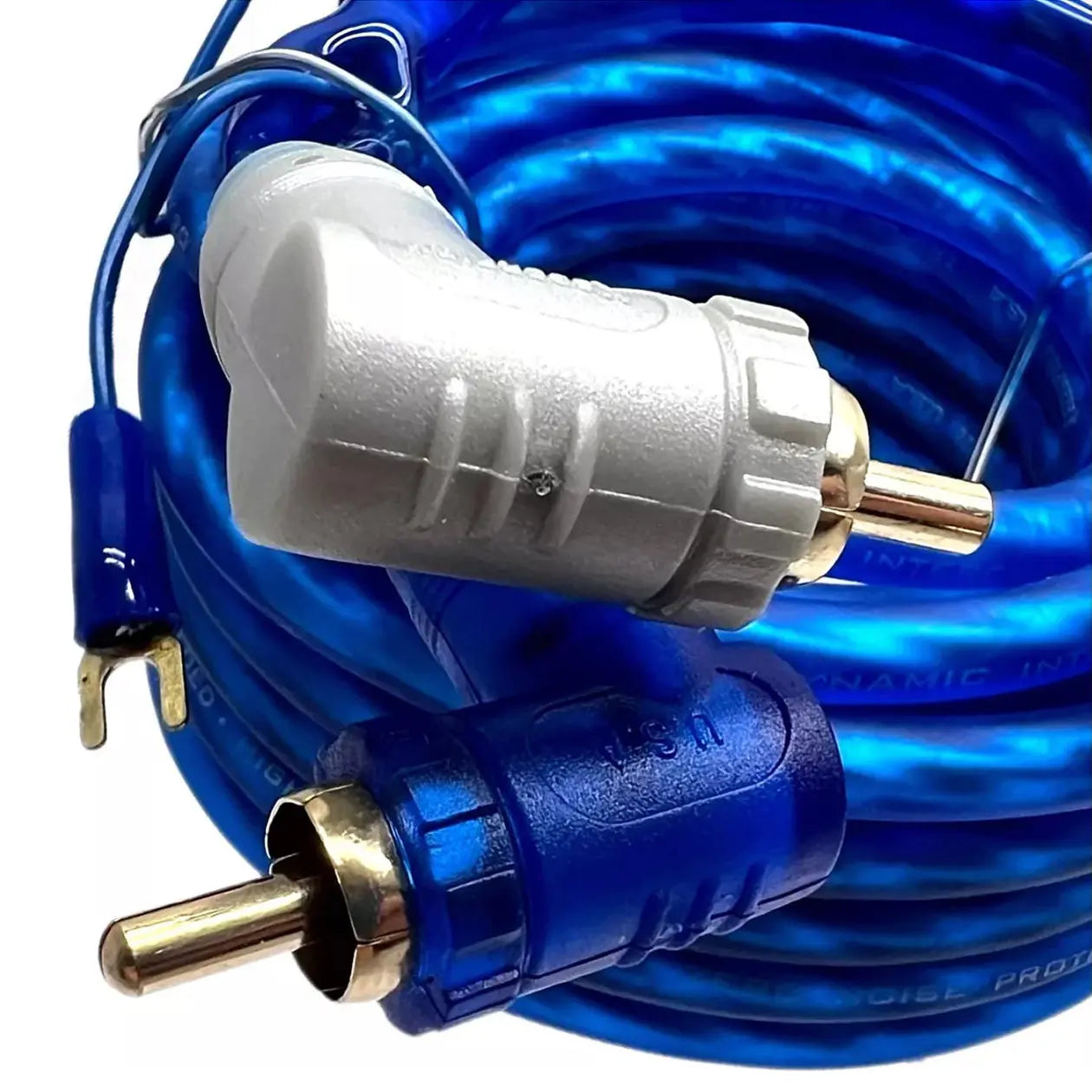 Xscorpion 6-foot Right Angle Triple Shielded Rca Cable With Remote Wire Xscorpion