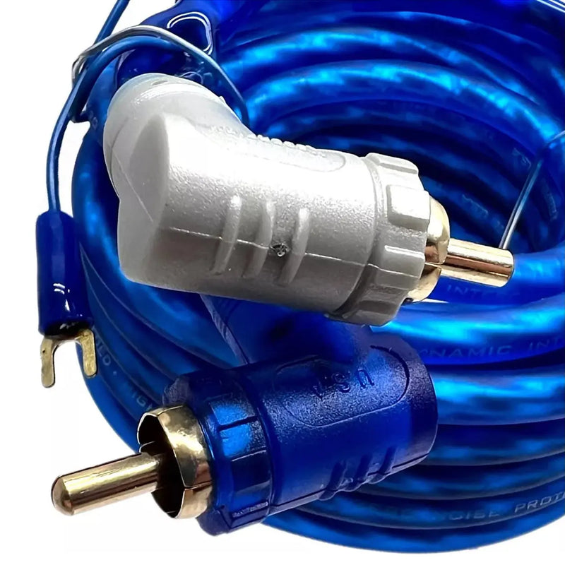 Xscorpion 6-foot Right Angle Triple Shielded Rca Cable With Remote Wire Xscorpion