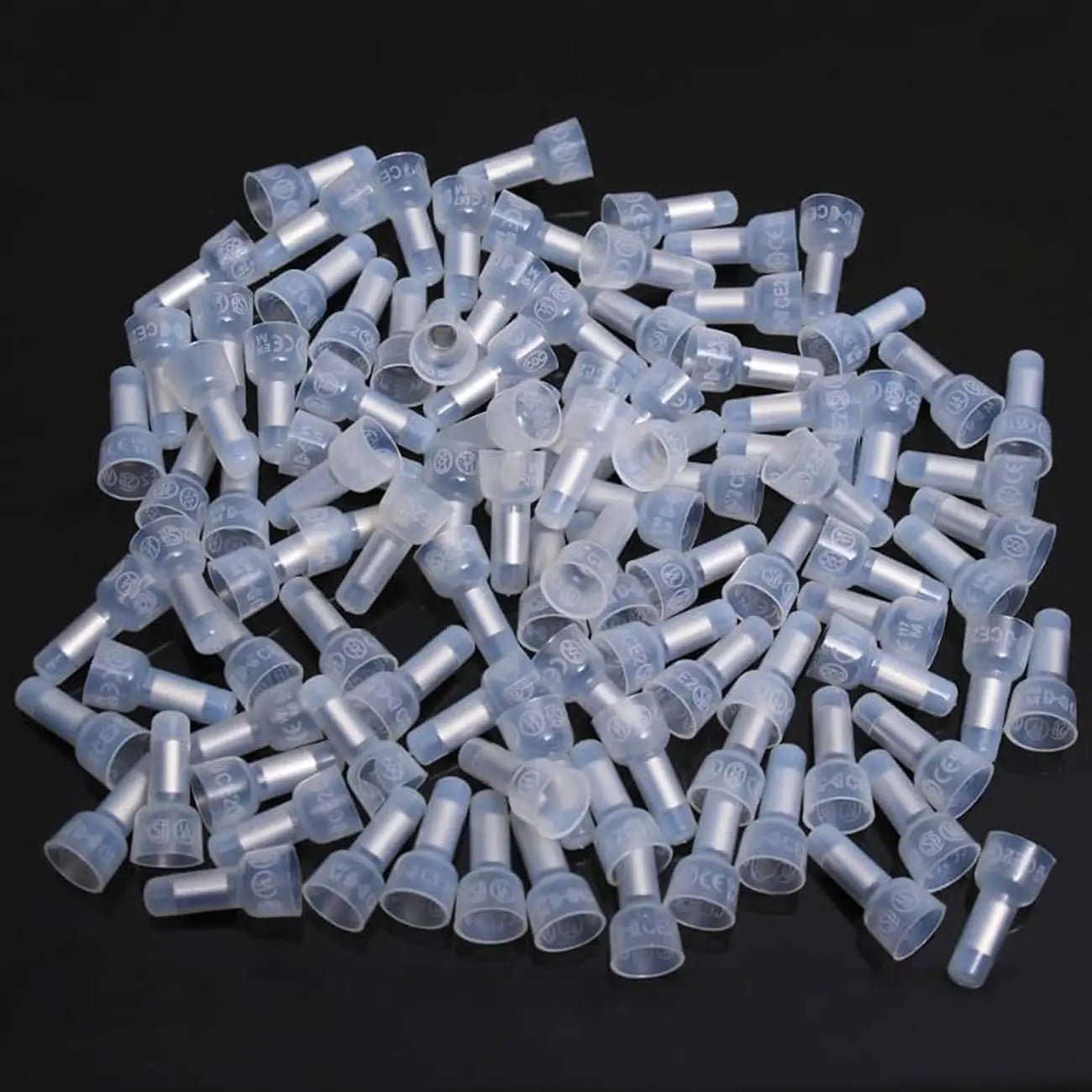 Xscorpion Crimp Caps 18/22ga. - Clear (100 Pack) Xscorpion