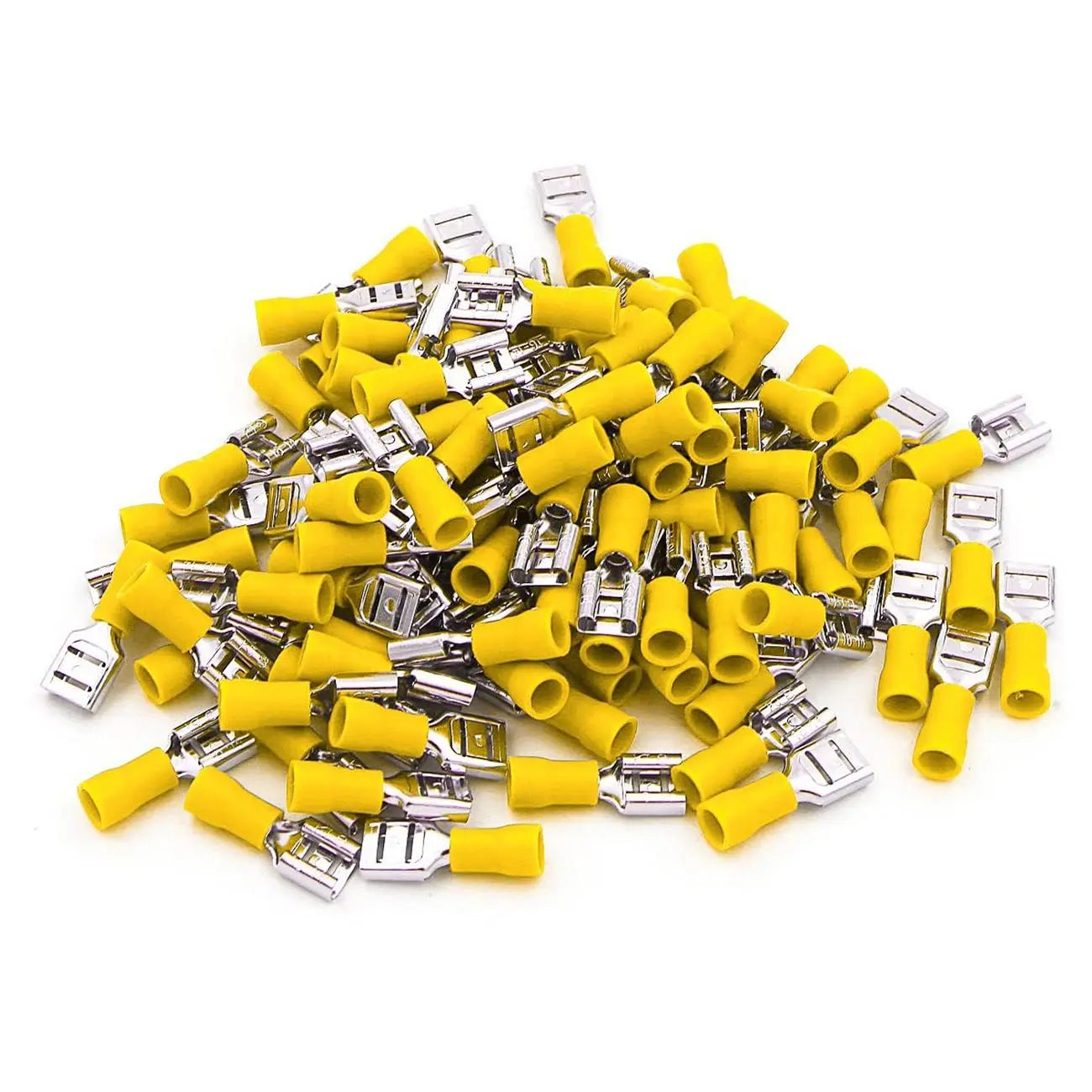 Xscorpion Female Quick Disconnect 10/12ga. - Yellow (100 Pack) Xscorpion