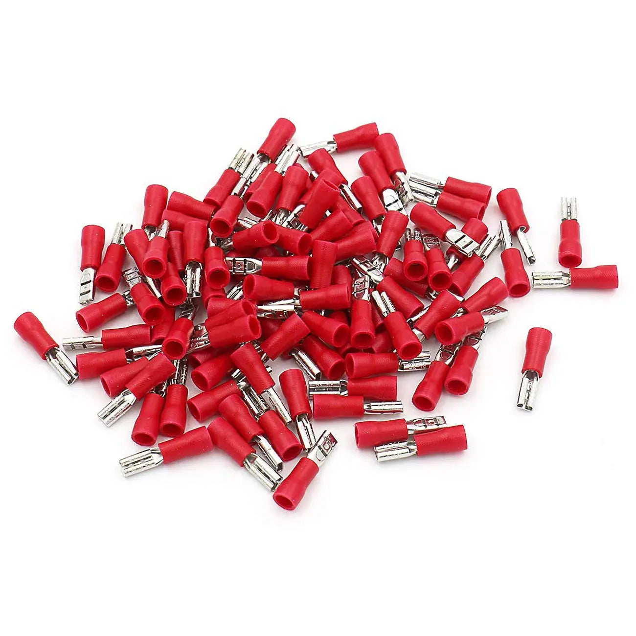 Xscorpion Female Quick Disconnect 18/22ga. - Red (100 Pack) Xscorpion