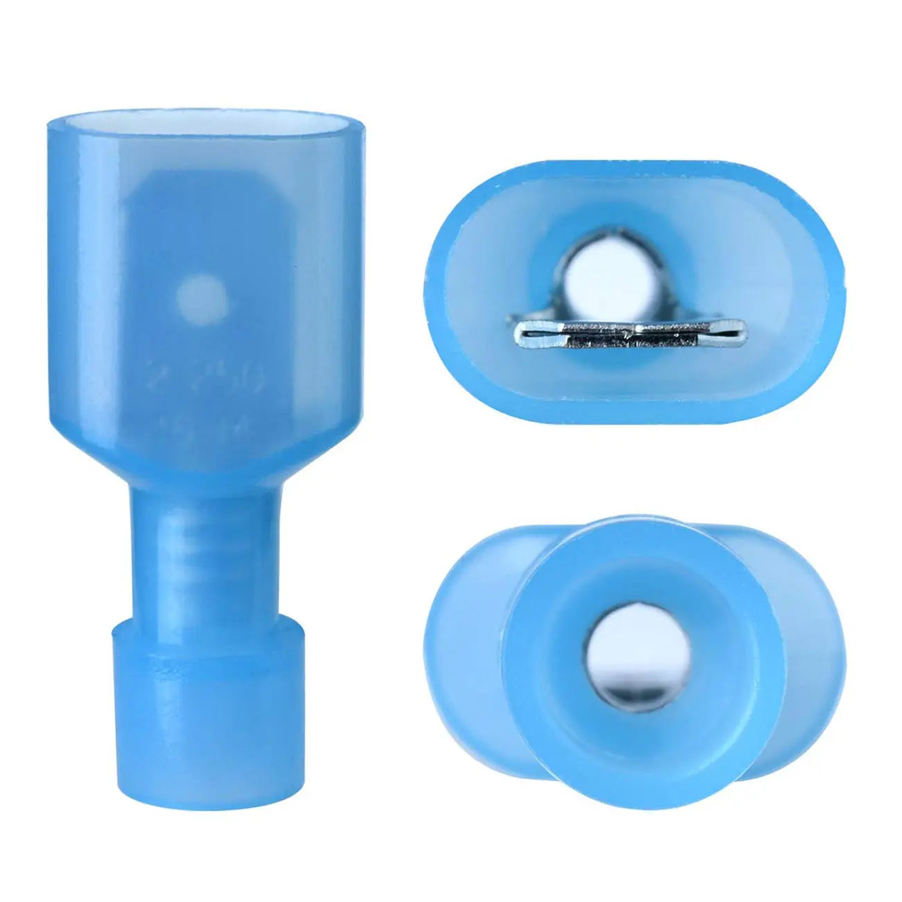 Xscorpion Insulated Male Quick Disconnect 14/16ga. - Blue (100 Pack) Xscorpion