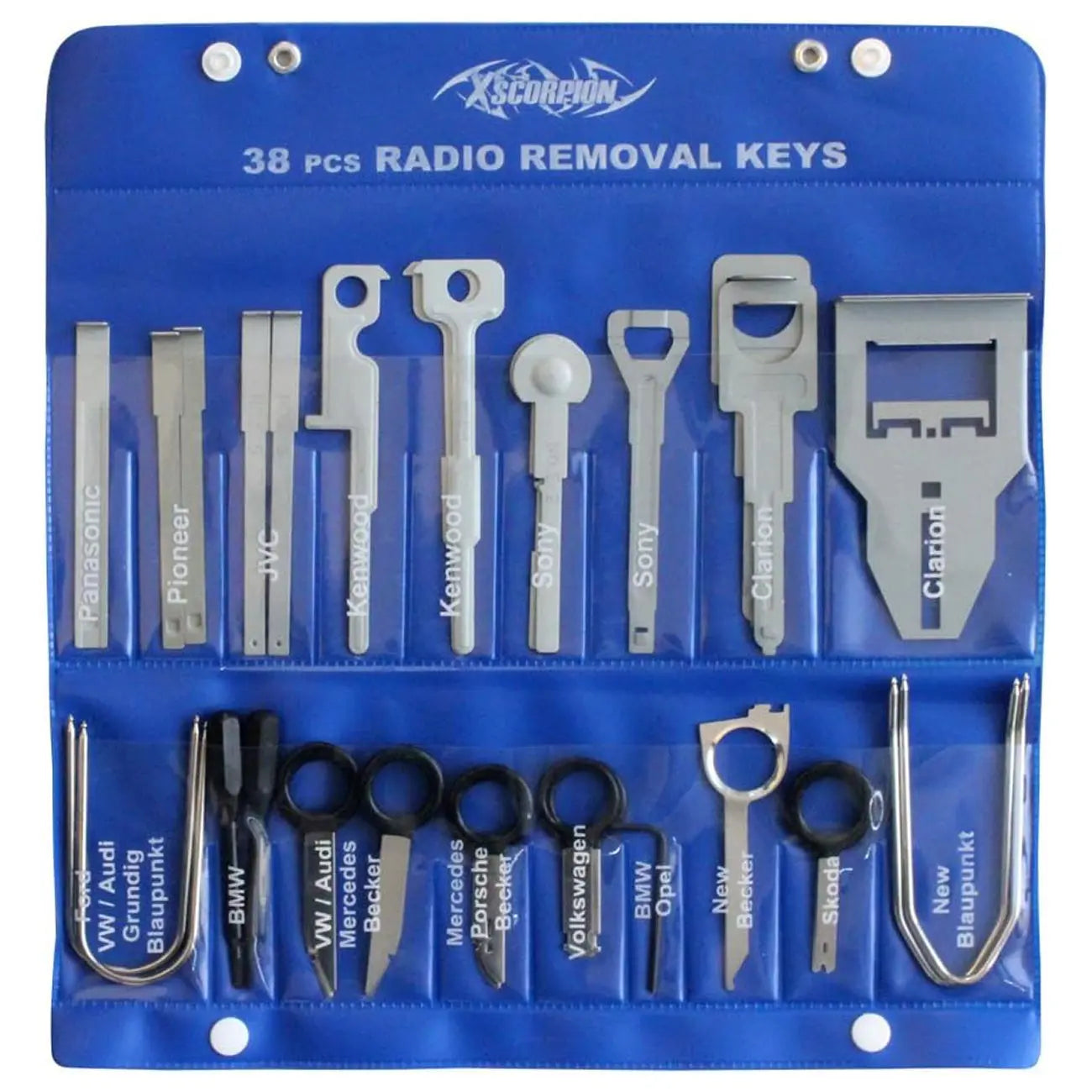 Xscorpion Radio Removal Keys (38 Piece) Xscorpion