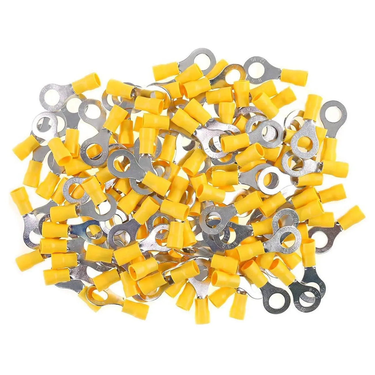 Xscorpion Ring Terminal 12/10 Ga. #10 - Yellow (100 Pack) Xscorpion