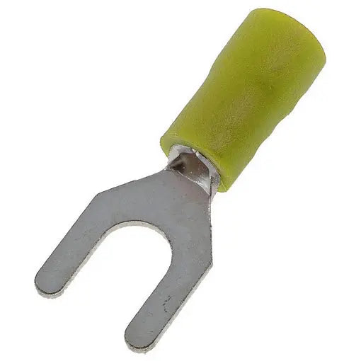 Xscorpion Spade Terminals - #10 10/12ga. - Yellow (100 Pack) Xscorpion