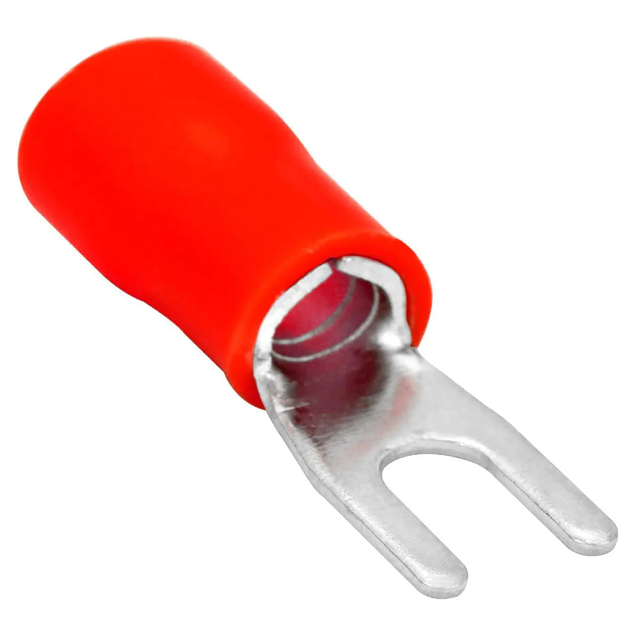 Xscorpion Spade Terminals - #10 18/22ga. - Red (100 Pack) Xscorpion