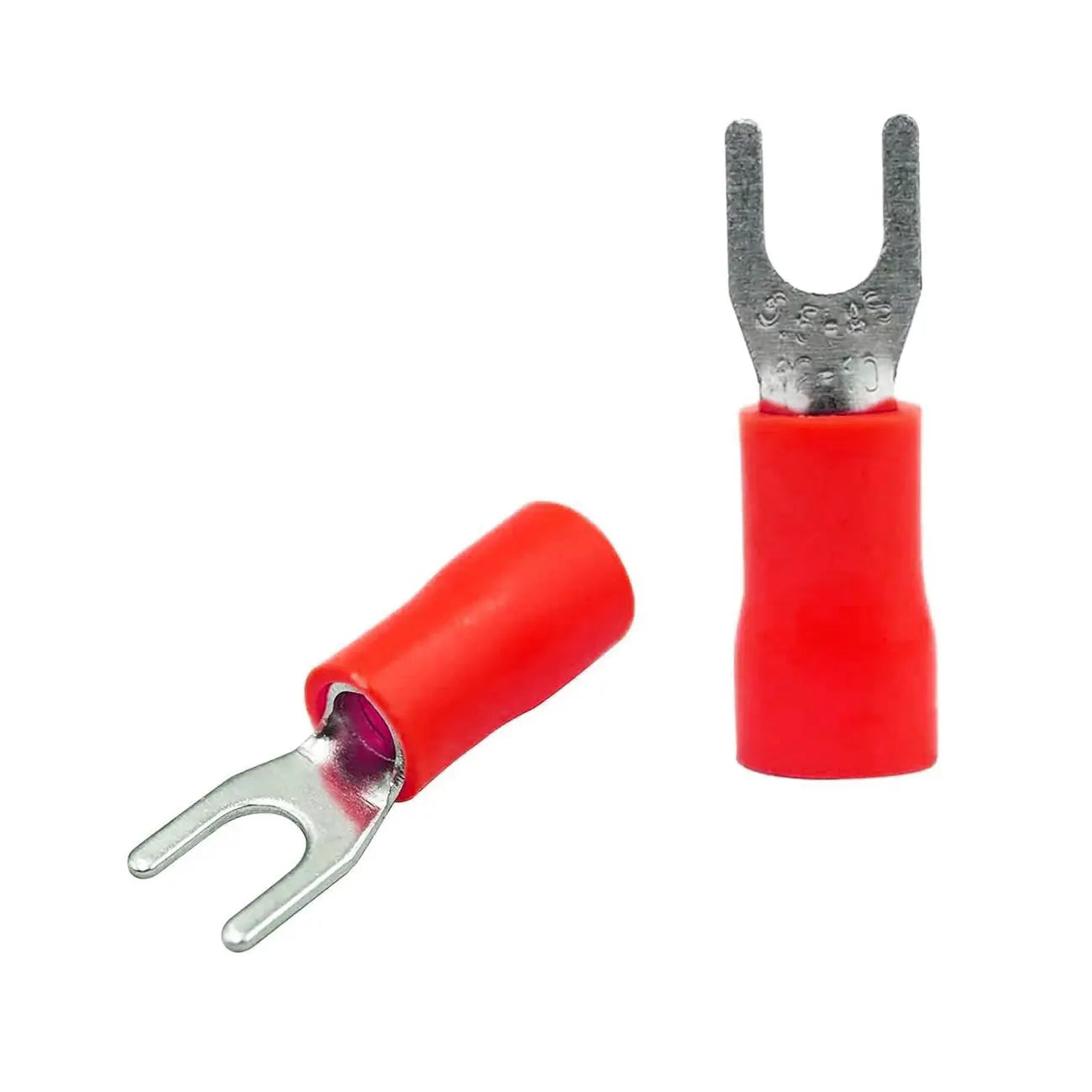 Xscorpion Spade Terminals - #10 18/22ga. - Red (100 Pack) Xscorpion