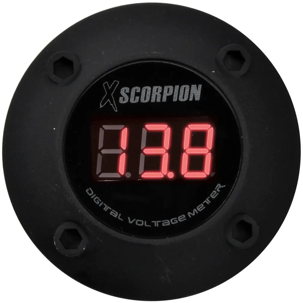 Xscorpion Voltmeter Digital 3 Digit Led Display Black Xscorpion