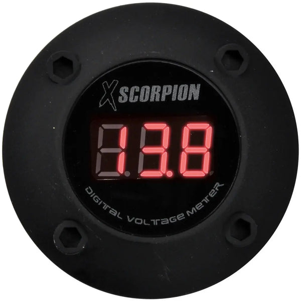 Xscorpion Voltmeter Digital 3 Digit Led Display Black Xscorpion