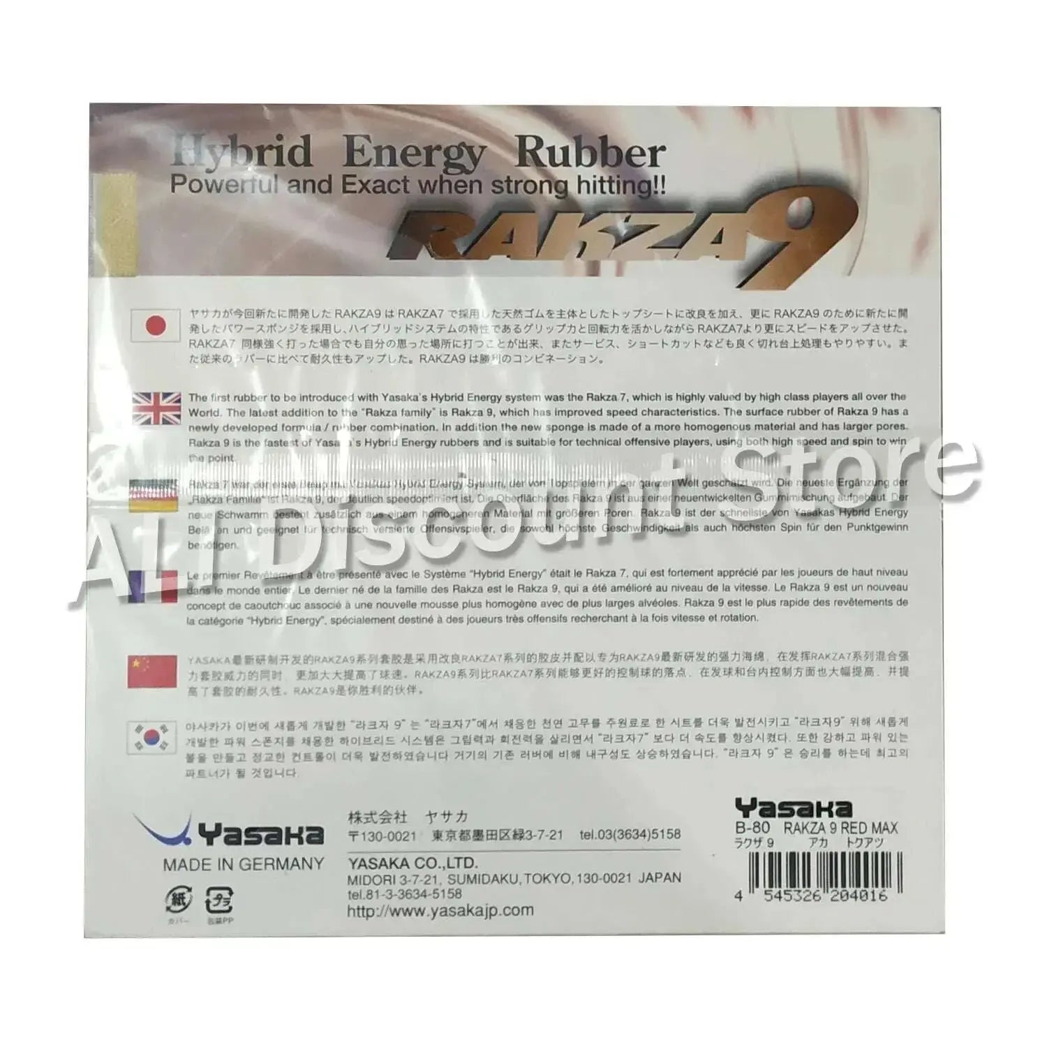 YASAKA-RAKZA-9-_RAKZA9_-RK9_-Table-Tennis-Rubber-Pips-In-Yasaka-Original-Ping-Pong-Sponge-Tenis-De-Mesa-FreeDropship-335237168