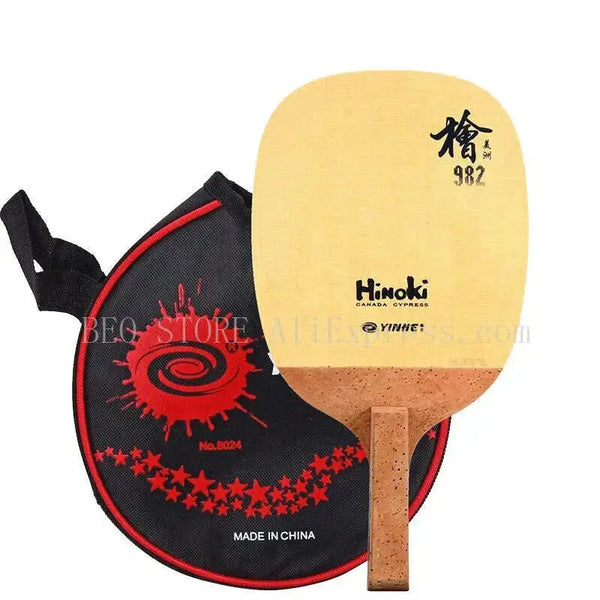 YINHE-982-Japanese-Penhold-JS-Hinoki-Table-Tennis-Blade-1-Ply-SOLID-Hinoki-Ping-Pong-Bat-Paddle-Ping-pong-Racket-FreeDropship-335709429