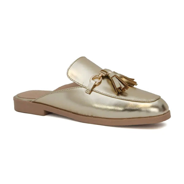 YOKI  Women's Basic Tassled Mules flats Yoki Fashion