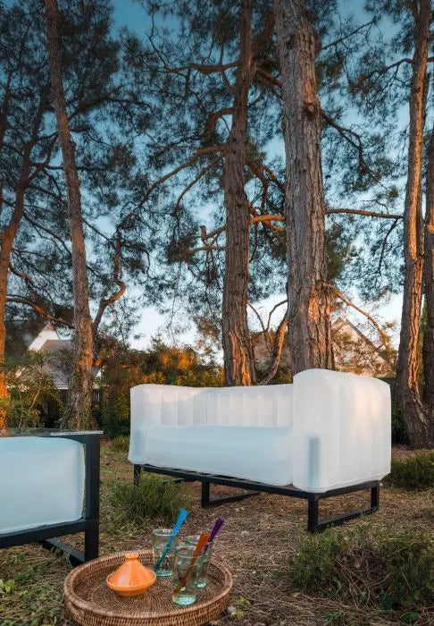 YOMI SOFA EKO WITH LIGHTING WOOD Frame Mojow Design