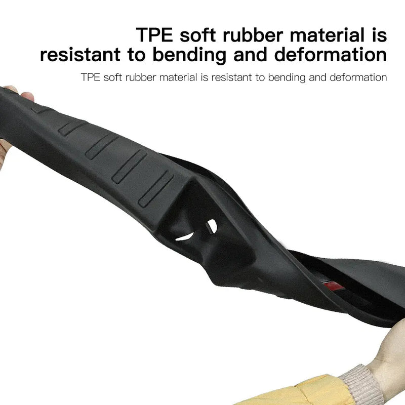 YZ For Tesla Model 3 Y Highland Juniper Trunk Sill Plate Protector TPE Rubber Protector Threshold Bumper Pad Prevent Scratching GreatEagleInc