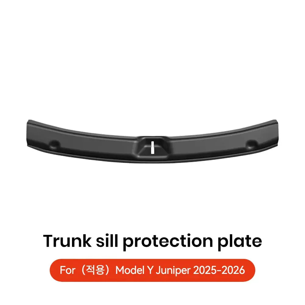 YZ For Tesla Model 3 Y Highland Juniper Trunk Sill Plate Protector TPE Rubber Protector Threshold Bumper Pad Prevent Scratching GreatEagleInc