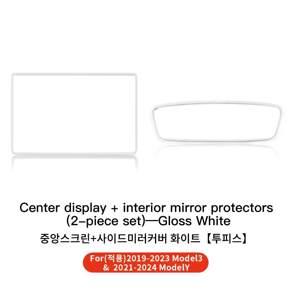 YZ For Tesla Model 3 Y/YL Highland Juniper 2021-2026 TPU Protective Trim Cover Central Control Navigation Screen Protector GreatEagleInc