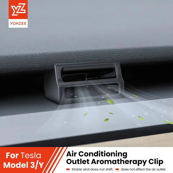 YZ For Tesla Model Y 2021-2024 Air Outlet Aromatherapy Clip Electric Car Interior Car Clip Accessories GreatEagleInc