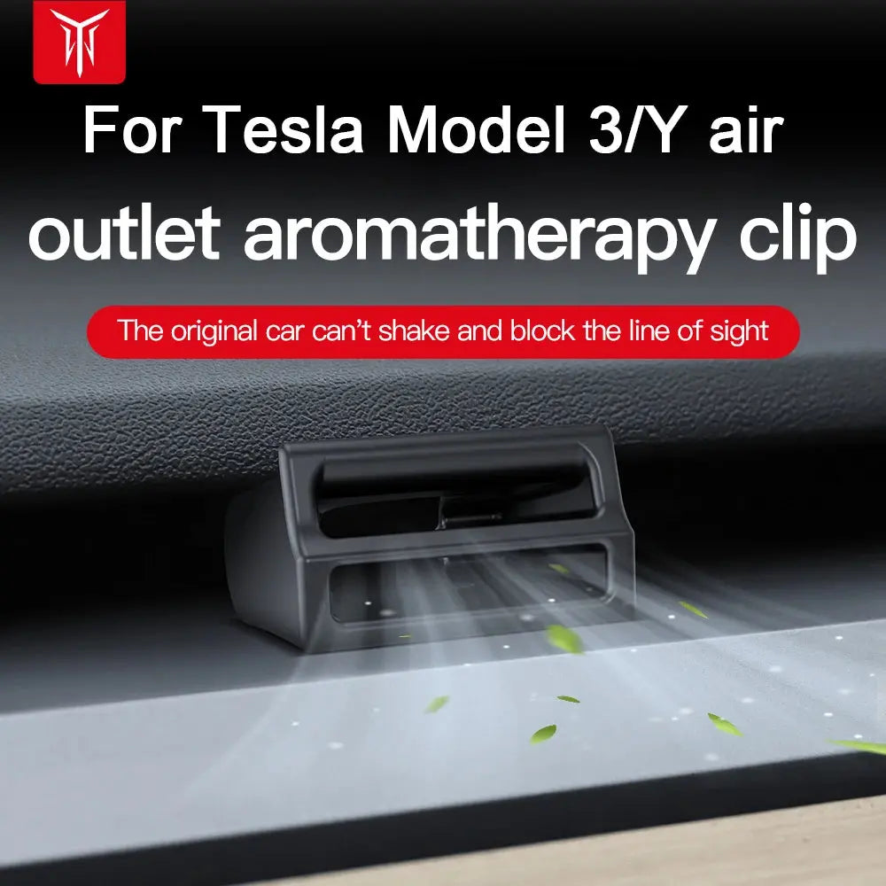 YZ For Tesla Model Y 2021-2024 Air Outlet Aromatherapy Clip Electric Car Interior Car Clip Accessories GreatEagleInc