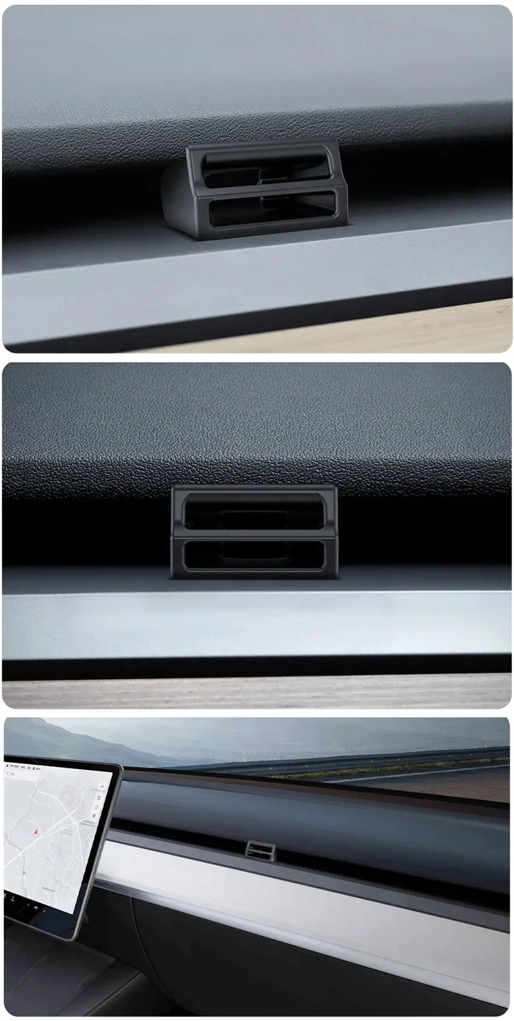 YZ For Tesla Model Y 2021-2024 Air Outlet Aromatherapy Clip Electric Car Interior Car Clip Accessories GreatEagleInc