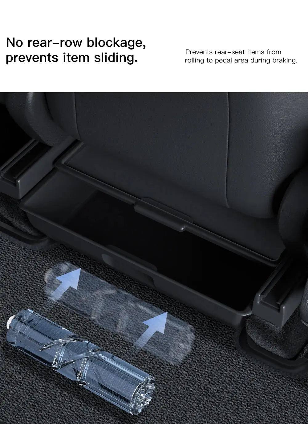 YZ For Tesla Model Y Juniper 2026 Underseat Storage Box Seats Drawer TPE Hidden Storage Tray Push Pull Car Organizer Accessories GreatEagleInc