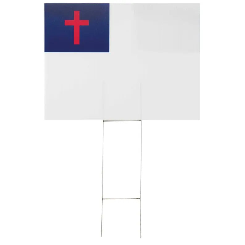 Yard Sign Christian Flag Dicksons Inc