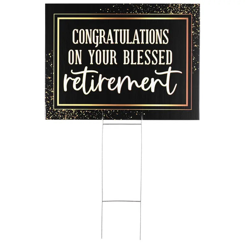 Yard Sign Retirement Congratulations Dicksons Inc