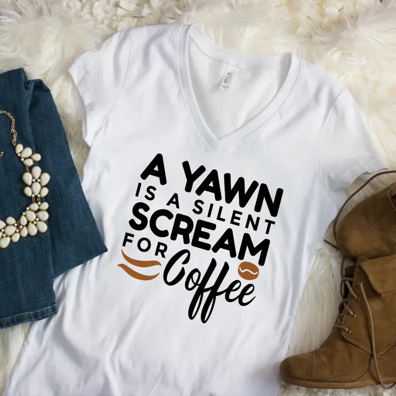 Yawn is a Silent Scream Tshirt Dream Team Designs