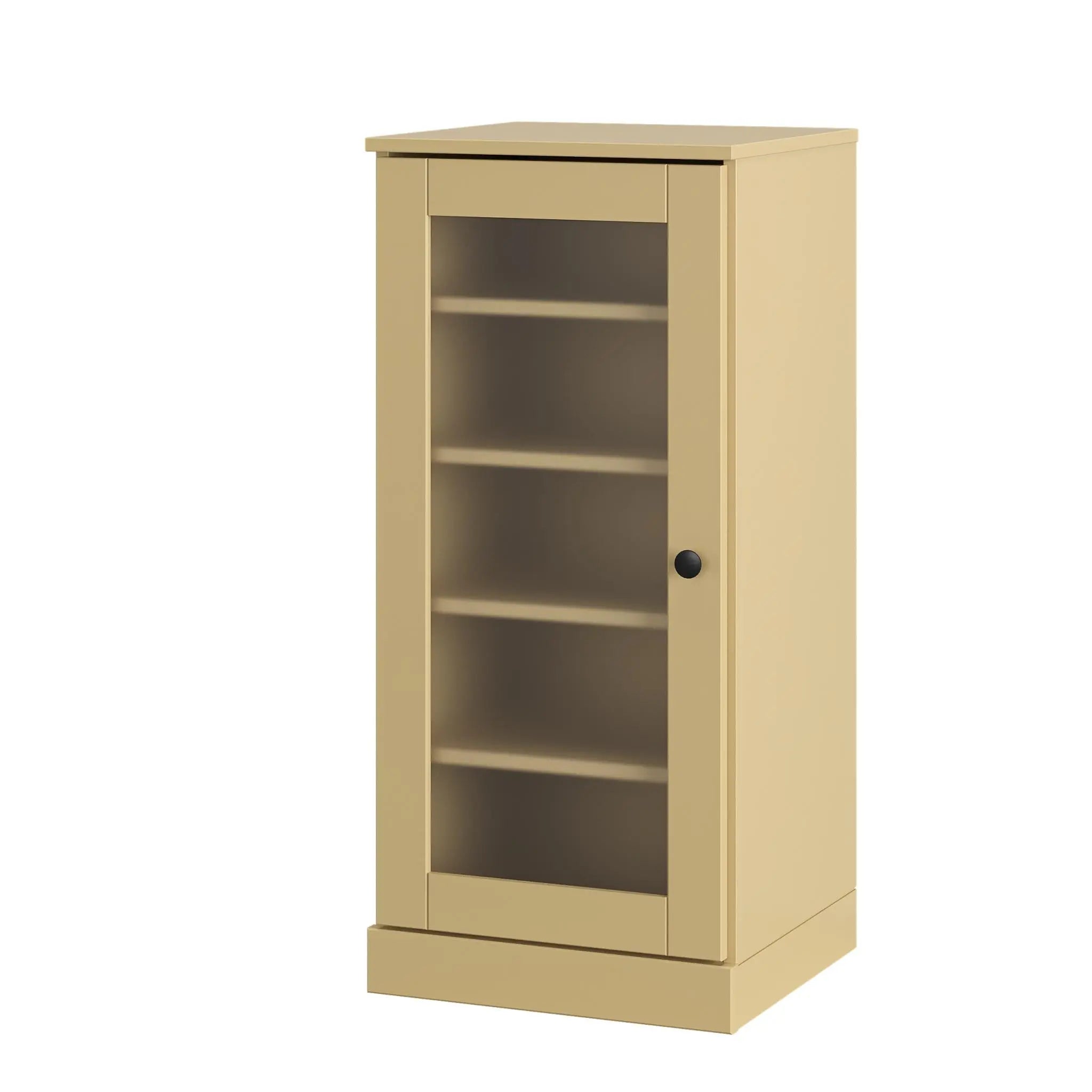 Yellow Ten Pair Solid WoodShoe Storage Cabinet Homeroots Organization