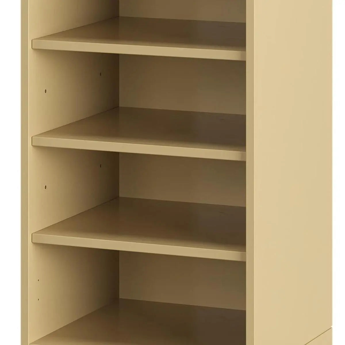 Yellow Ten Pair Solid WoodShoe Storage Cabinet Homeroots Organization