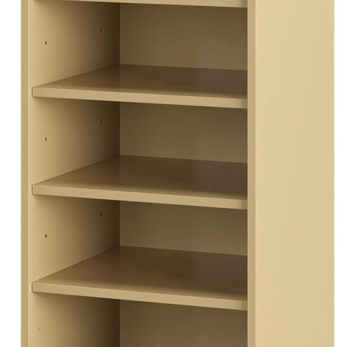 Yellow Ten Pair Solid WoodShoe Storage Cabinet Homeroots Organization