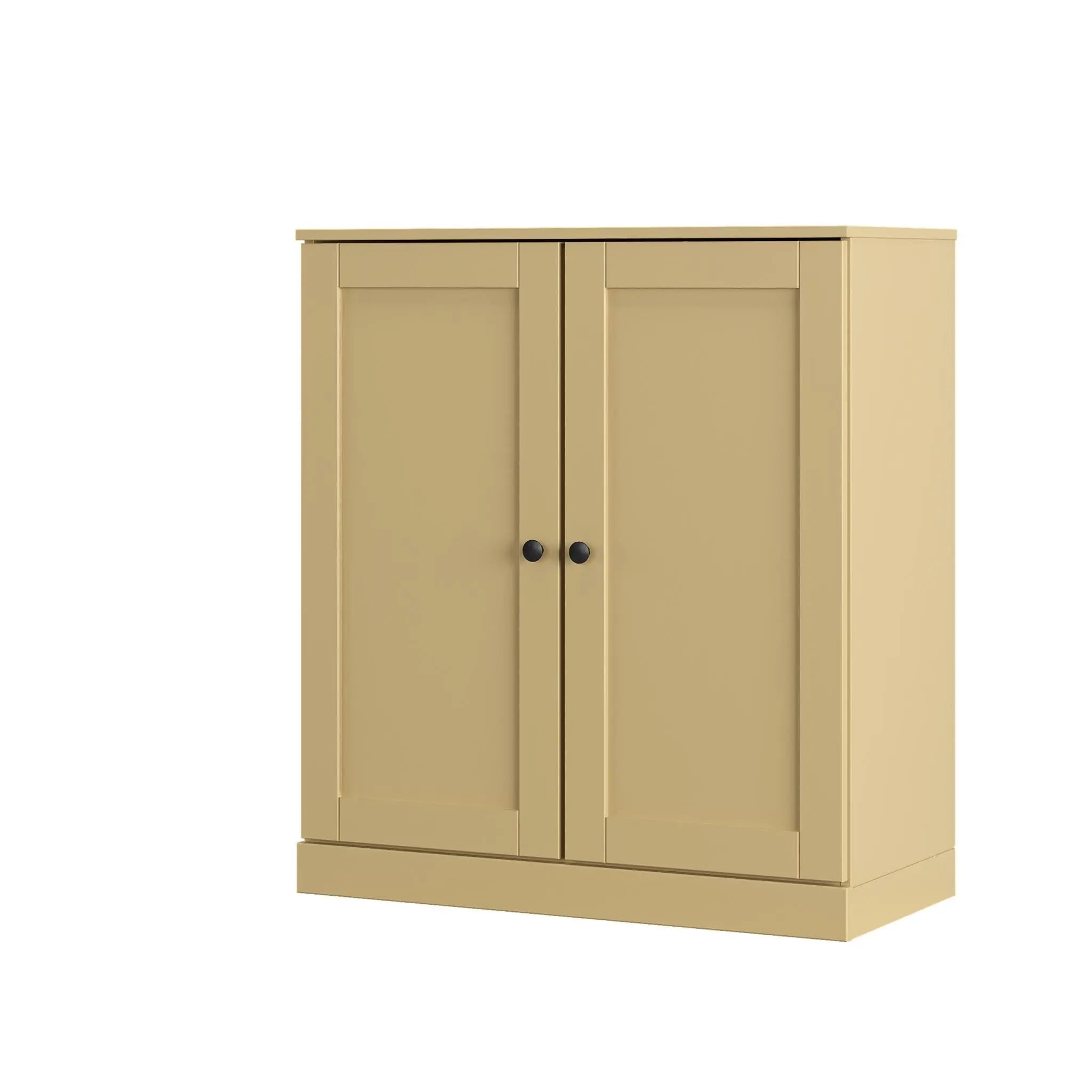 Yellow Twenty Pair Solid WoodShoe Storage Cabinet Homeroots Organization