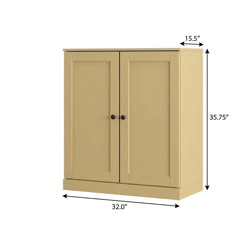 Yellow Twenty Pair Solid WoodShoe Storage Cabinet Homeroots Organization