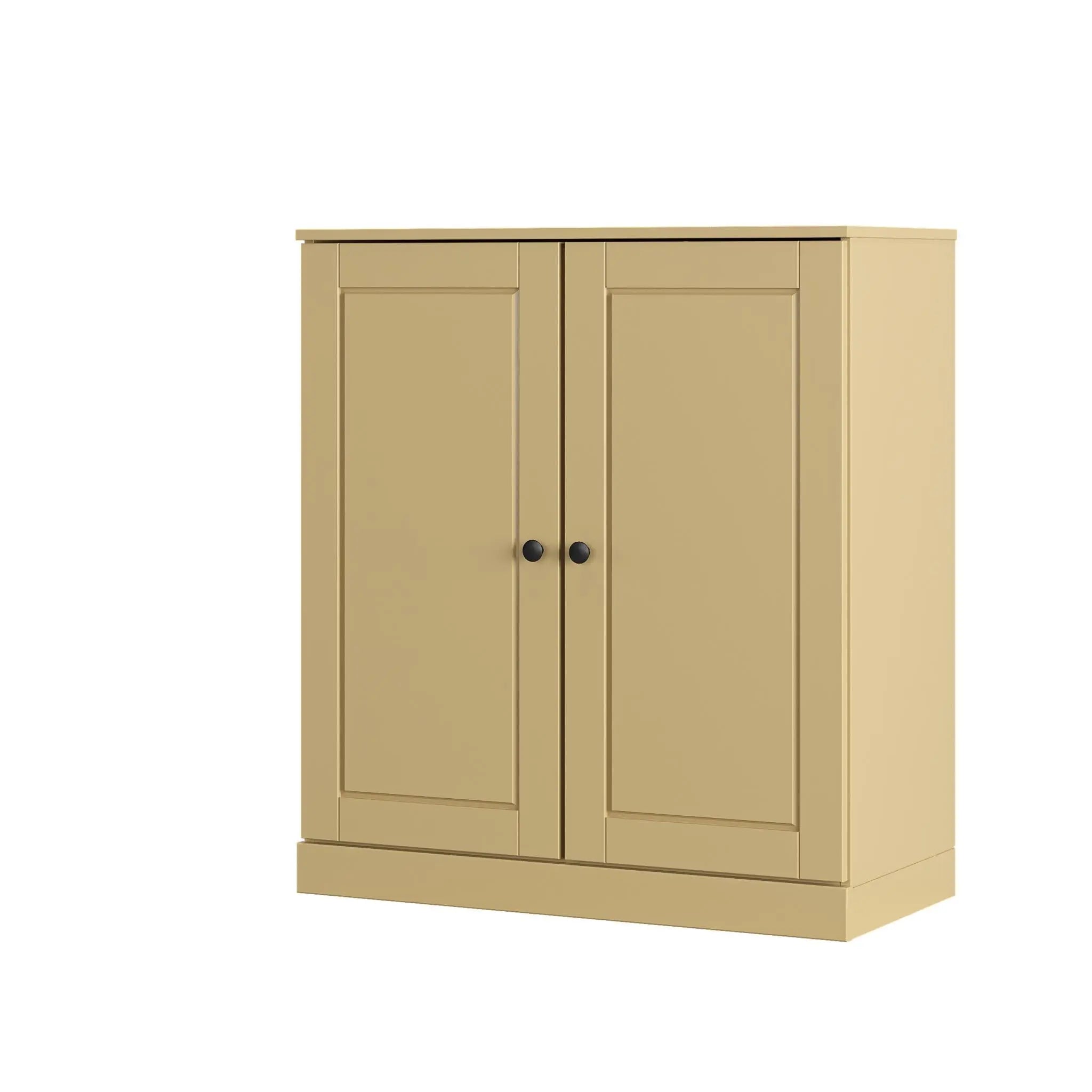 Yellow Twenty Pair Solid WoodShoe Storage Cabinet Homeroots Organization