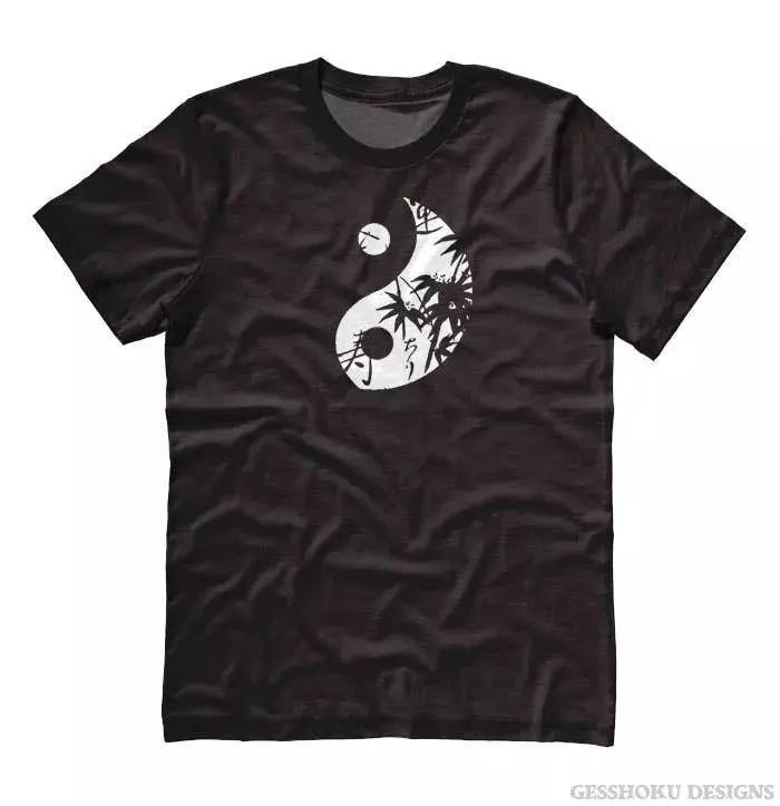 Yin Yang Asian Print Unisex T-shirt Gesshoku Designs