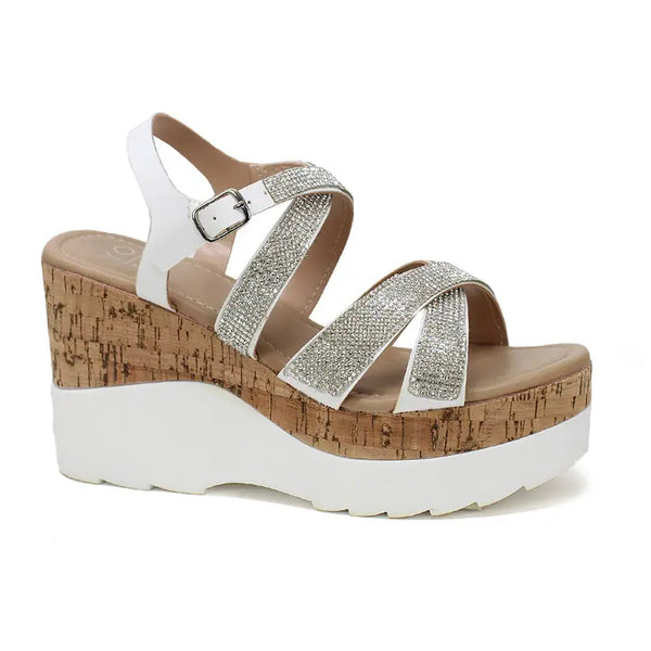 Yoki JACKIE-26 Women's Wedge Cork Platform Sandals Yoki Fashion
