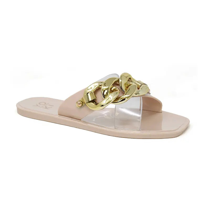 Yoki VILMA-21 Women's Flat Jelly Beach Slide Sandal Yoki Fashion
