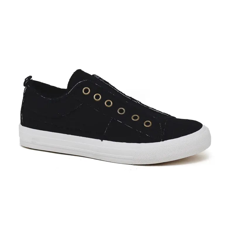 Yoki Womens Bentley-30 Slip on converse style Sneakers Yoki Fashion