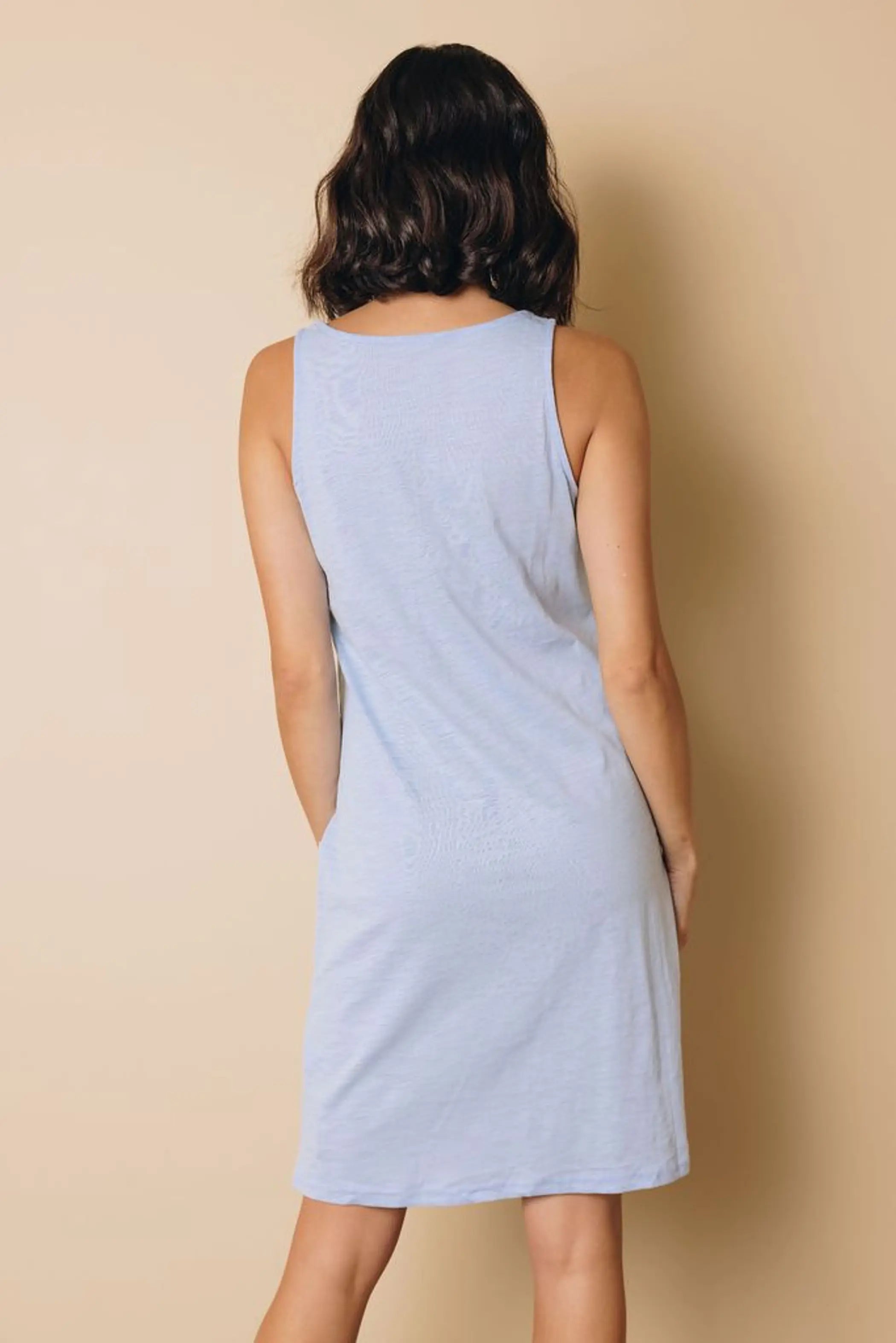 York Pocketed Mini Dress Stay Warm in Style