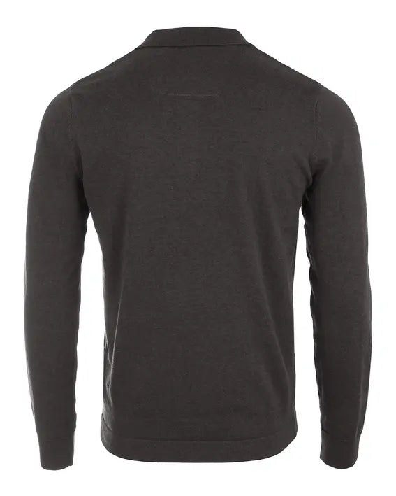 ZIMEGO Men's Casual Polo Sweater Zimego Apparel