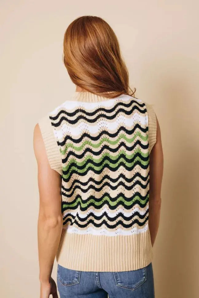 Zaire Vest Sweater Stay Warm in Style